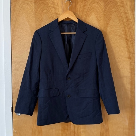 Bonobos Slim Fit Wool Blend Navy Blazer – Size Men’s 36S